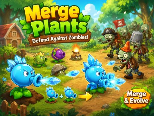 Merge Plants &ndash; Defense Zombies
