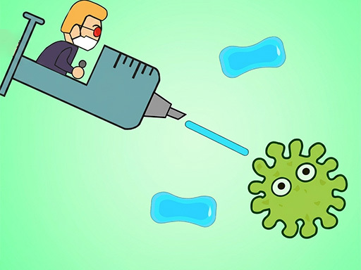 Flying Injection Virus Game