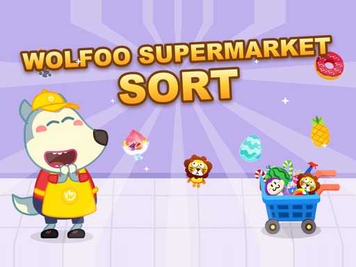 Wolfoo Supermarket Sort